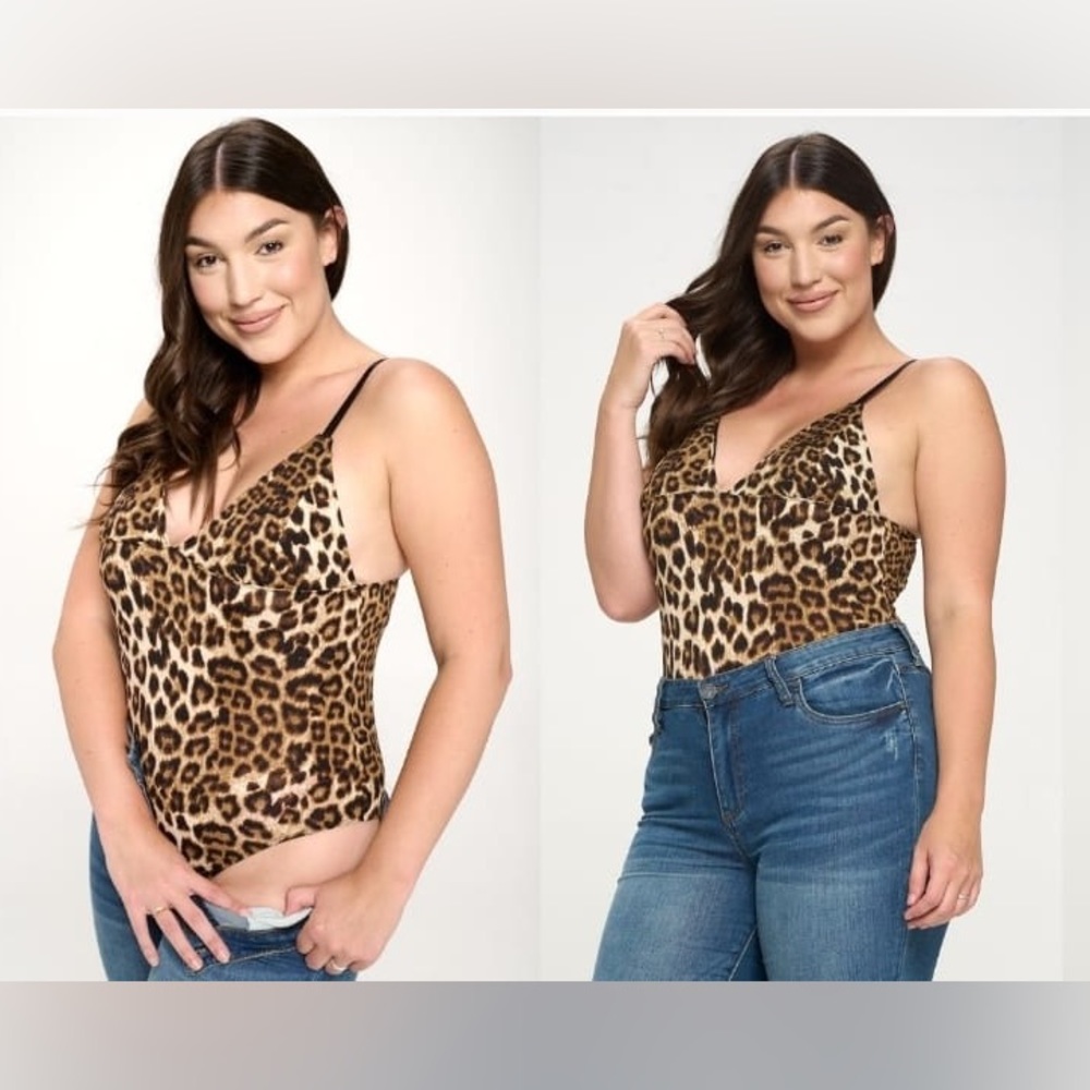 Printed Bodysuit (Plus Size)